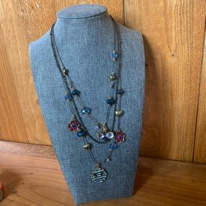 Retired Betsey Johnson Vintage Yacht Club Necklace